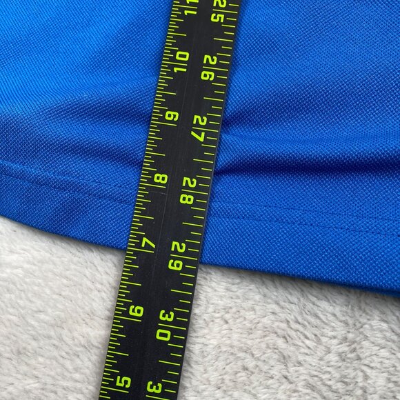 Izod Golf Mens Polo Shirt XL Blue With Patterned Design - Picture 8 of 9